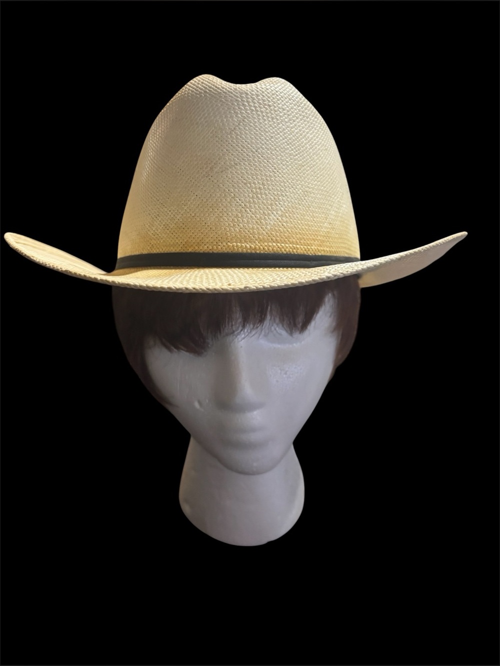 Bailey Urollit Shantung Panama  cowboy/girl hat.  Size 7 1/8.
